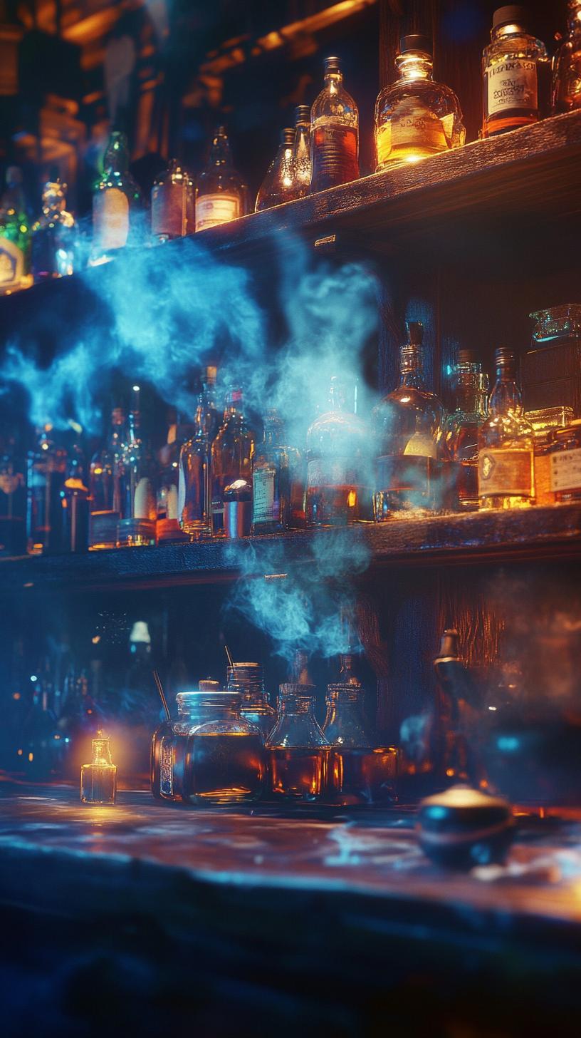 2. Enchanting Halloween Cocktail Bar-1